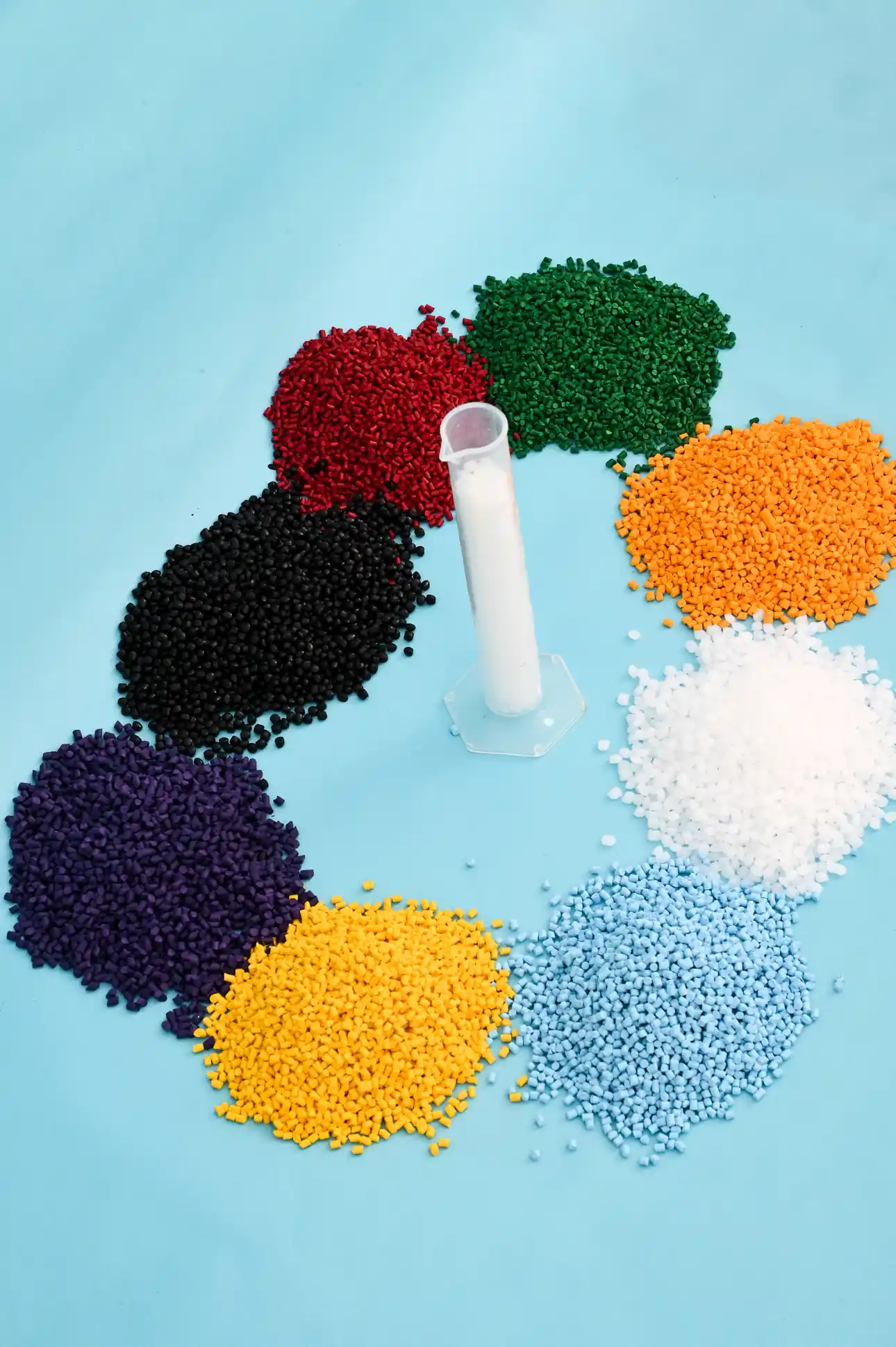 Granulés PP Copo colorés, seaux en polypropylène souple et résistant